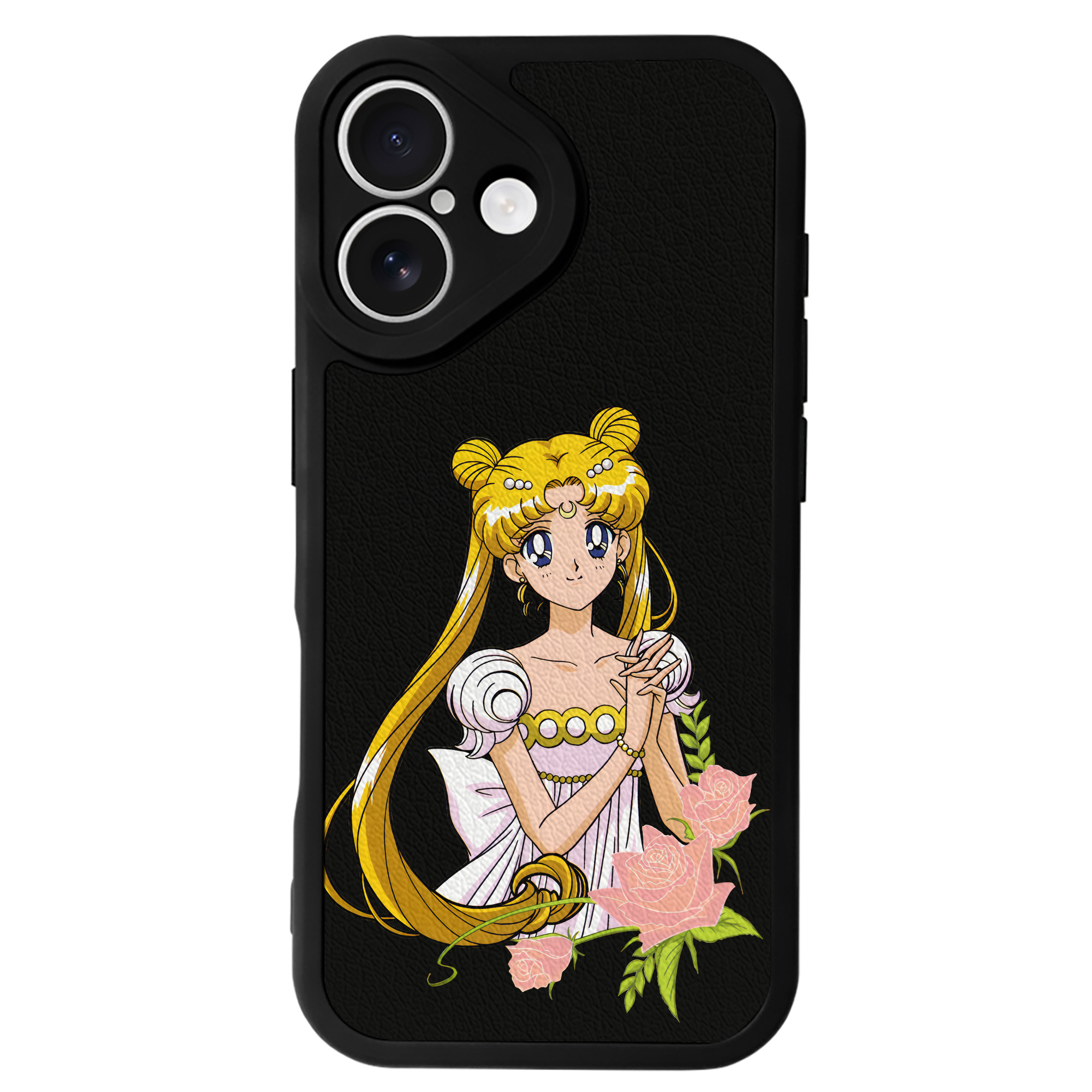 （画像用） 美少女戦士セーラームーン 愛野 美奈子 あいの みなこ Sailor Moon Aino Minako 【iPhone 16シリーズ対応】シリコンスマホケース（レザー調） 材質：シリコン